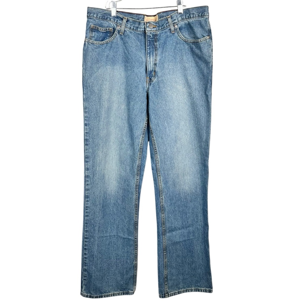 Red Camel Mens Vintage Y2K Straight Leg Casual Medium Wash Denim Jeans 36x34